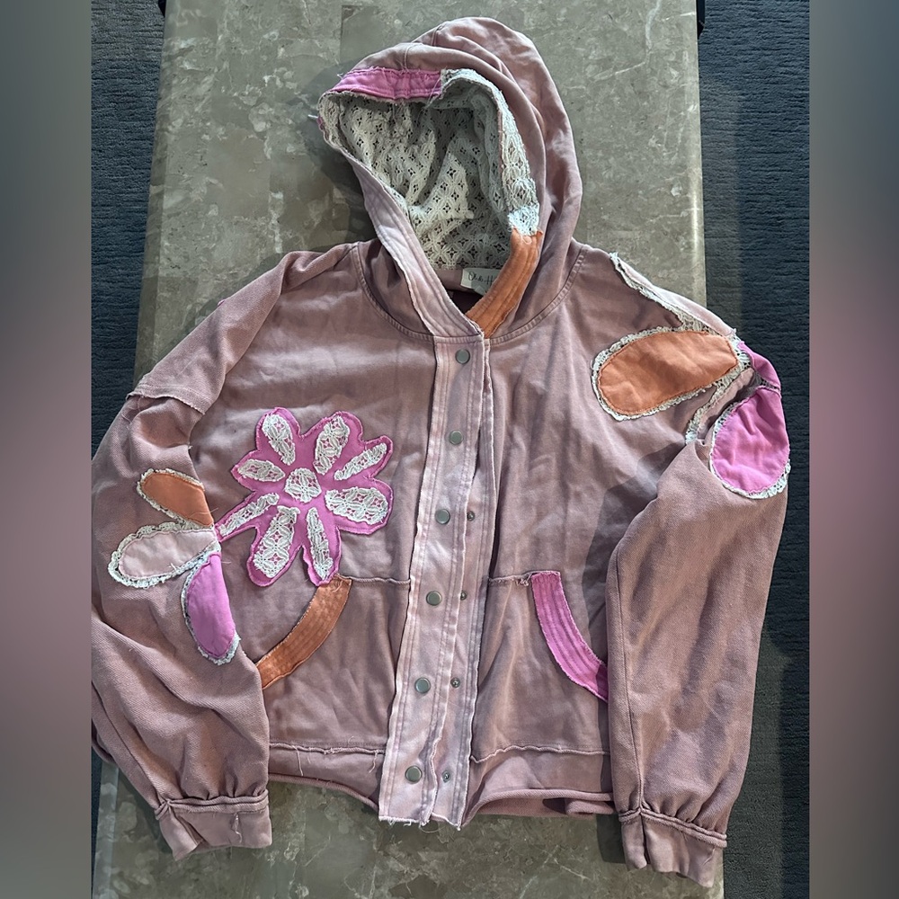 Floral Patchwork Jacket - image 1